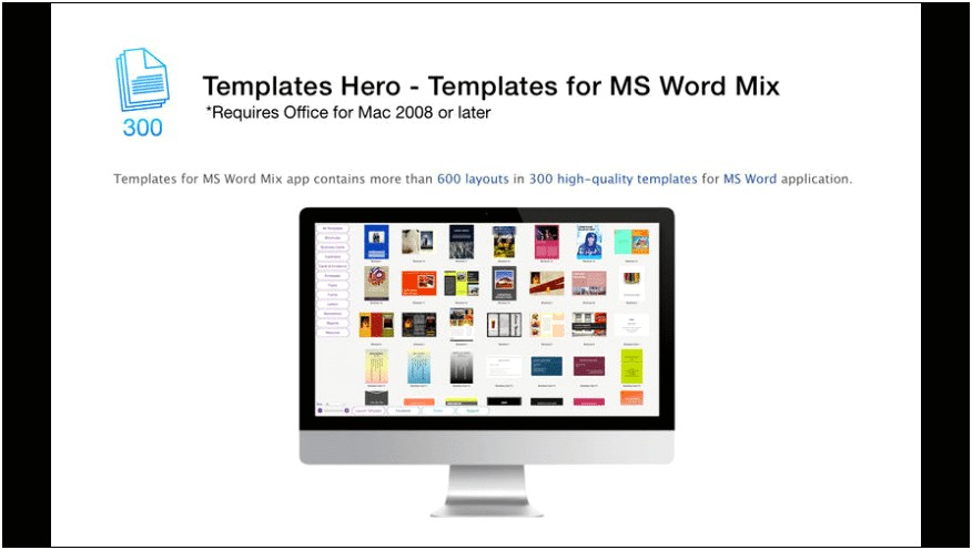 Templates For Ms Word Mix Lite