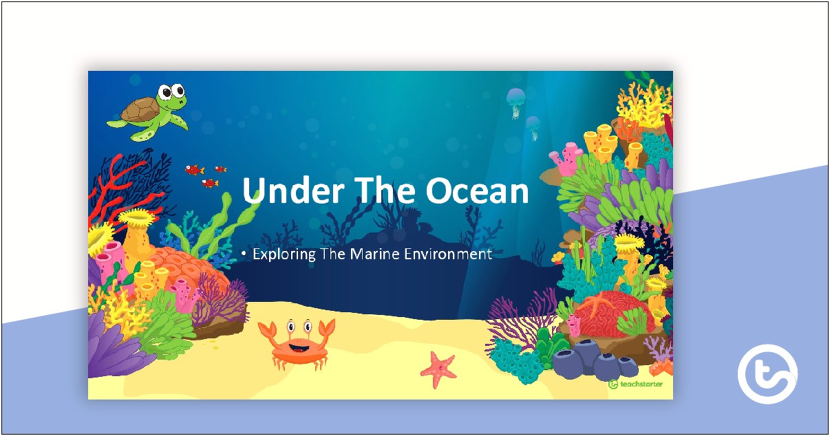 Templates For Word With Oceans Theme