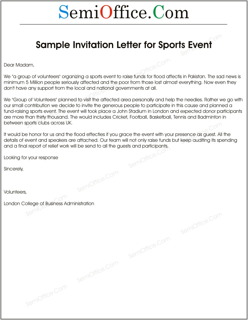 Templates For Writing Invitation Letter To A Friend