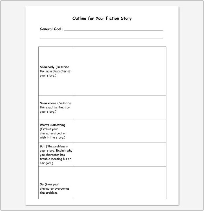 Templates To Download For Writing A Novel