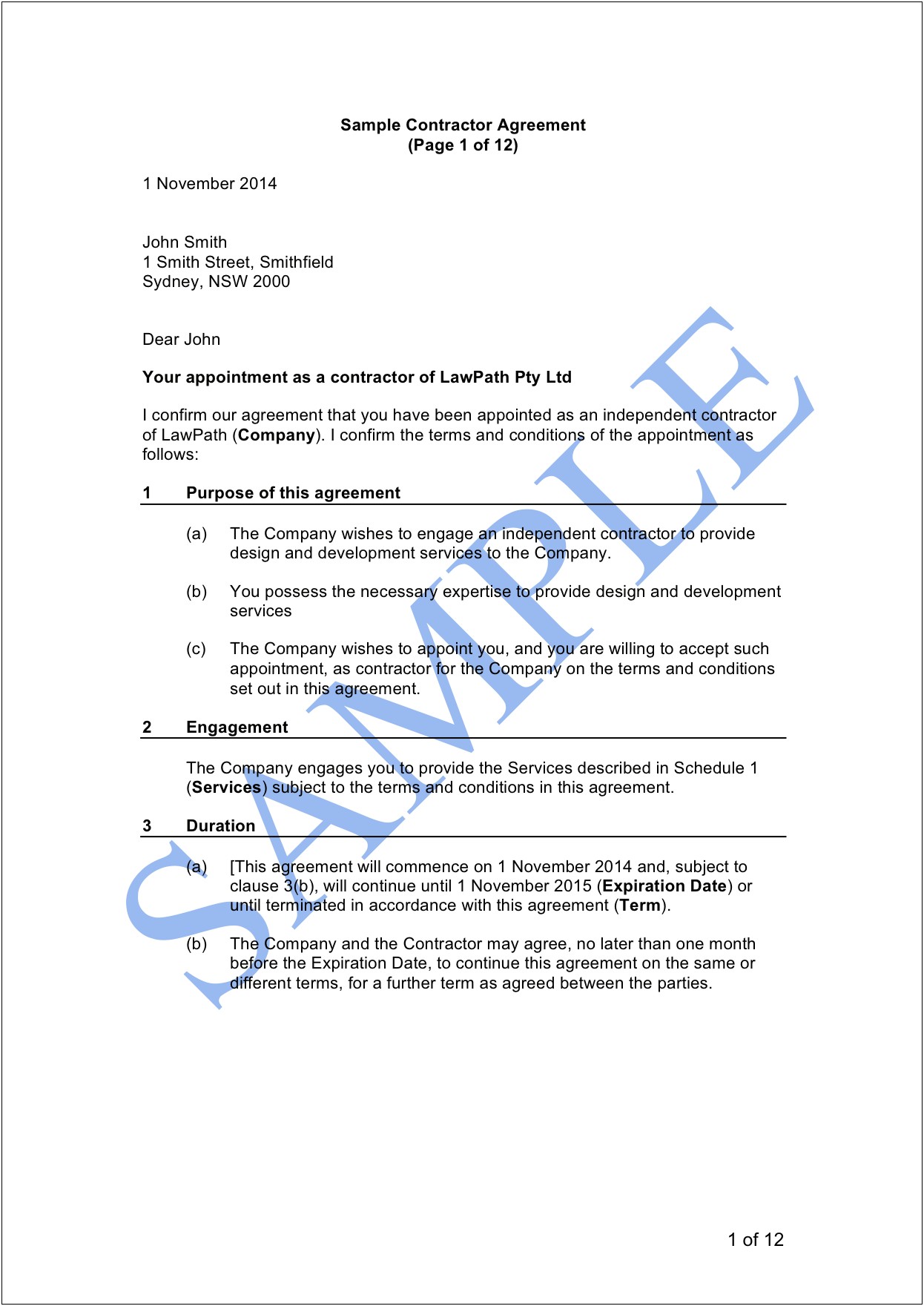 Termination Of Casual Employment Letter Template