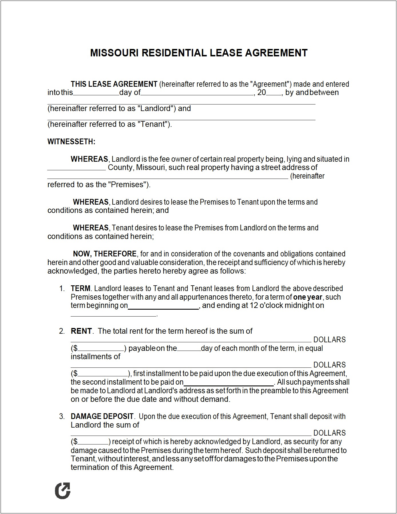 Termination Of Lease Agreement Template Word