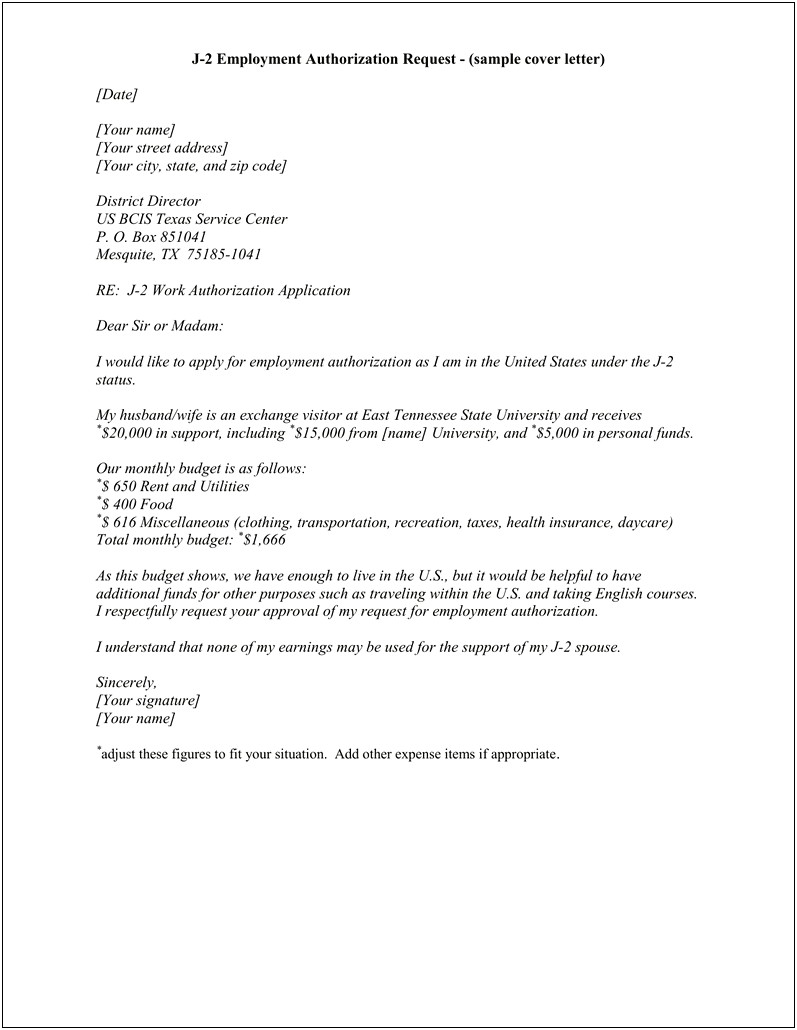 Texas A M Cover Letter Template