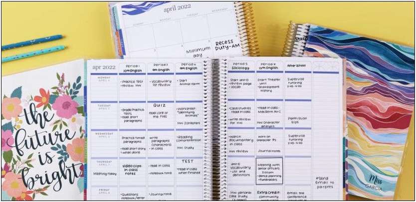 Texas High School Block Scheduling Lesson Plan Template