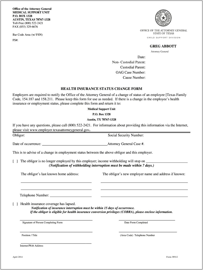 Texas State Bar Termination Letter Template