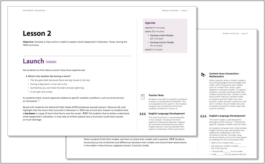 Texas Teks Elementary Math Lesson Plan Template