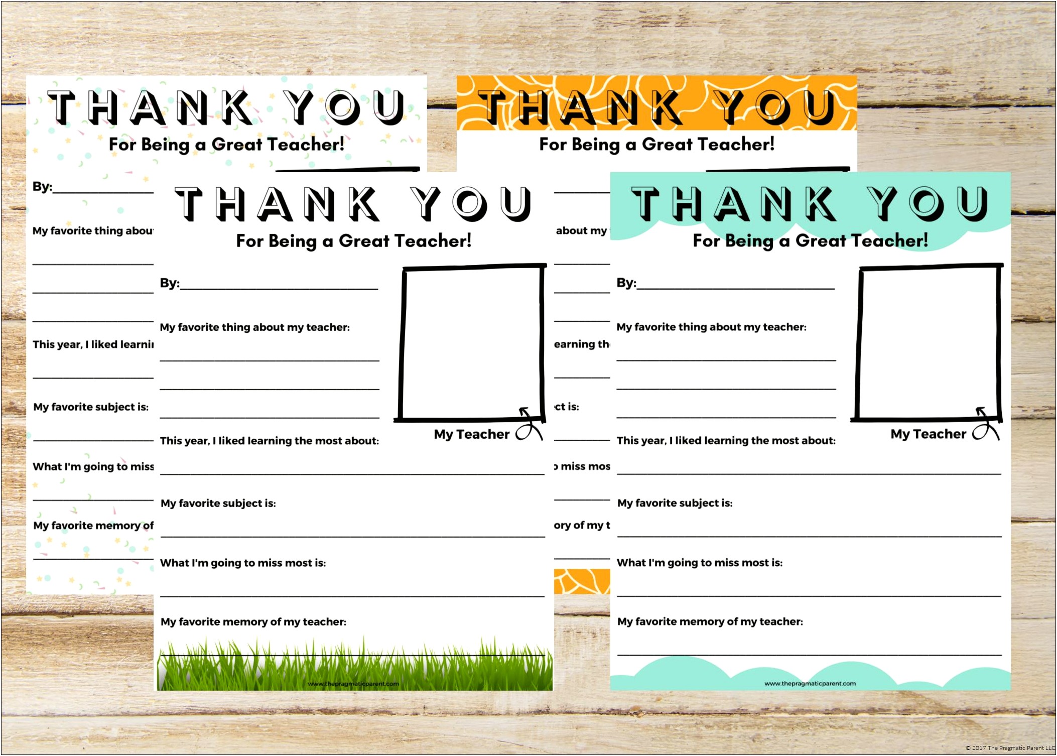 Thank You Letter Templates 1st Grade