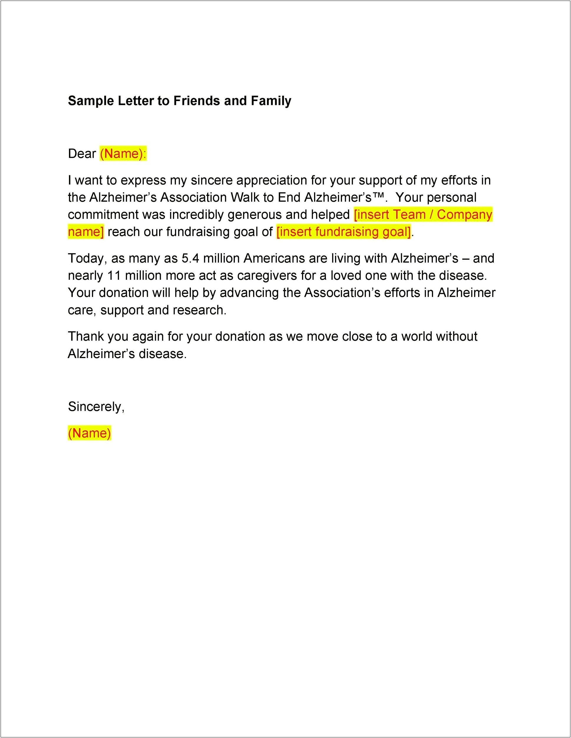 Thank You Letter To Customers Template