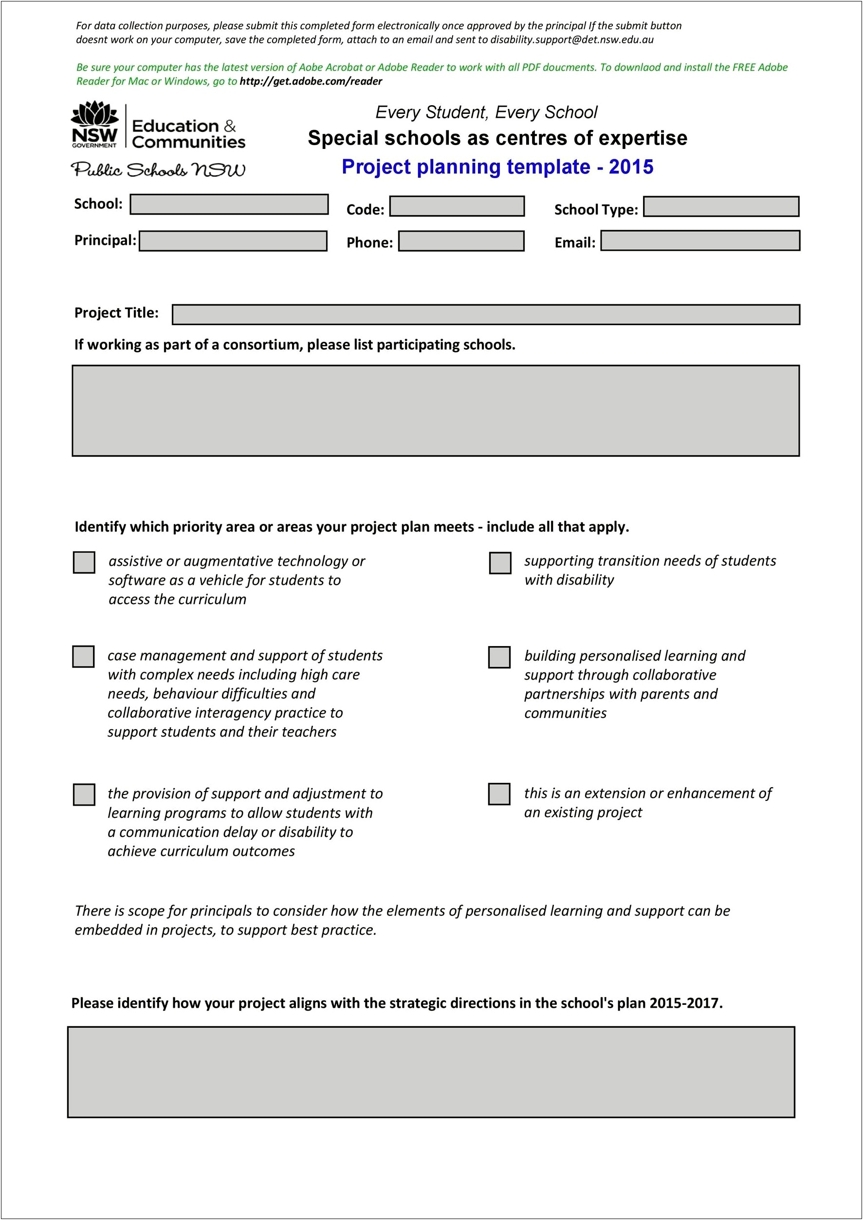 The Management Center Program Plan Template