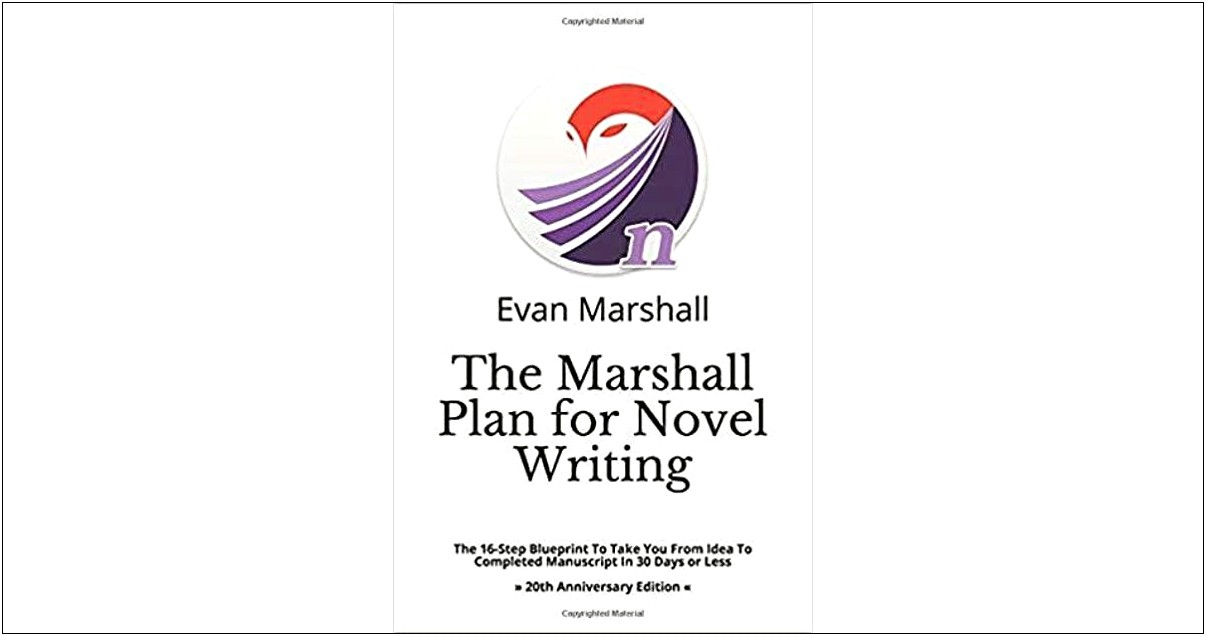 The Marshall Plan For Novel Writing Template