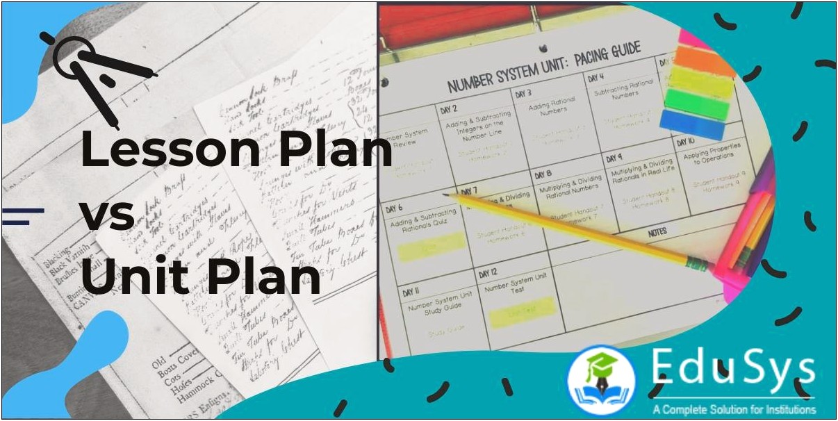 Thematic Unit Lesson Plans Template For Elementary