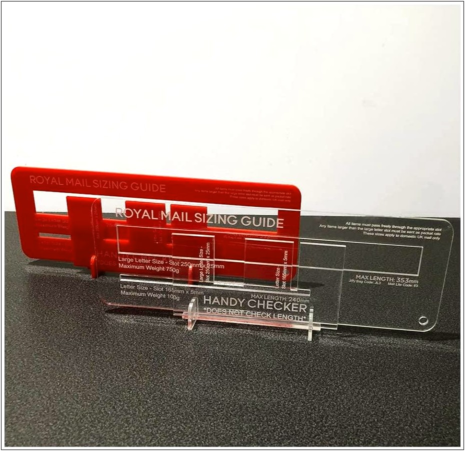 Thickness Gauge Template For Mailing Letter At Usps