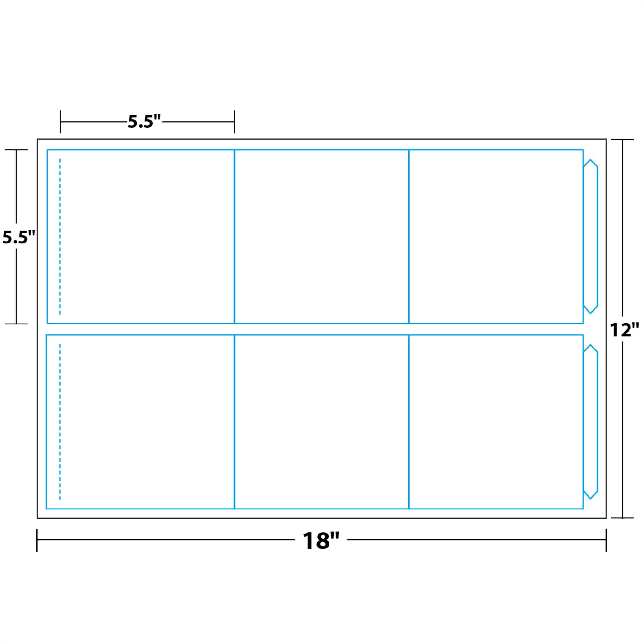 Three Sided Table Tent Template Word