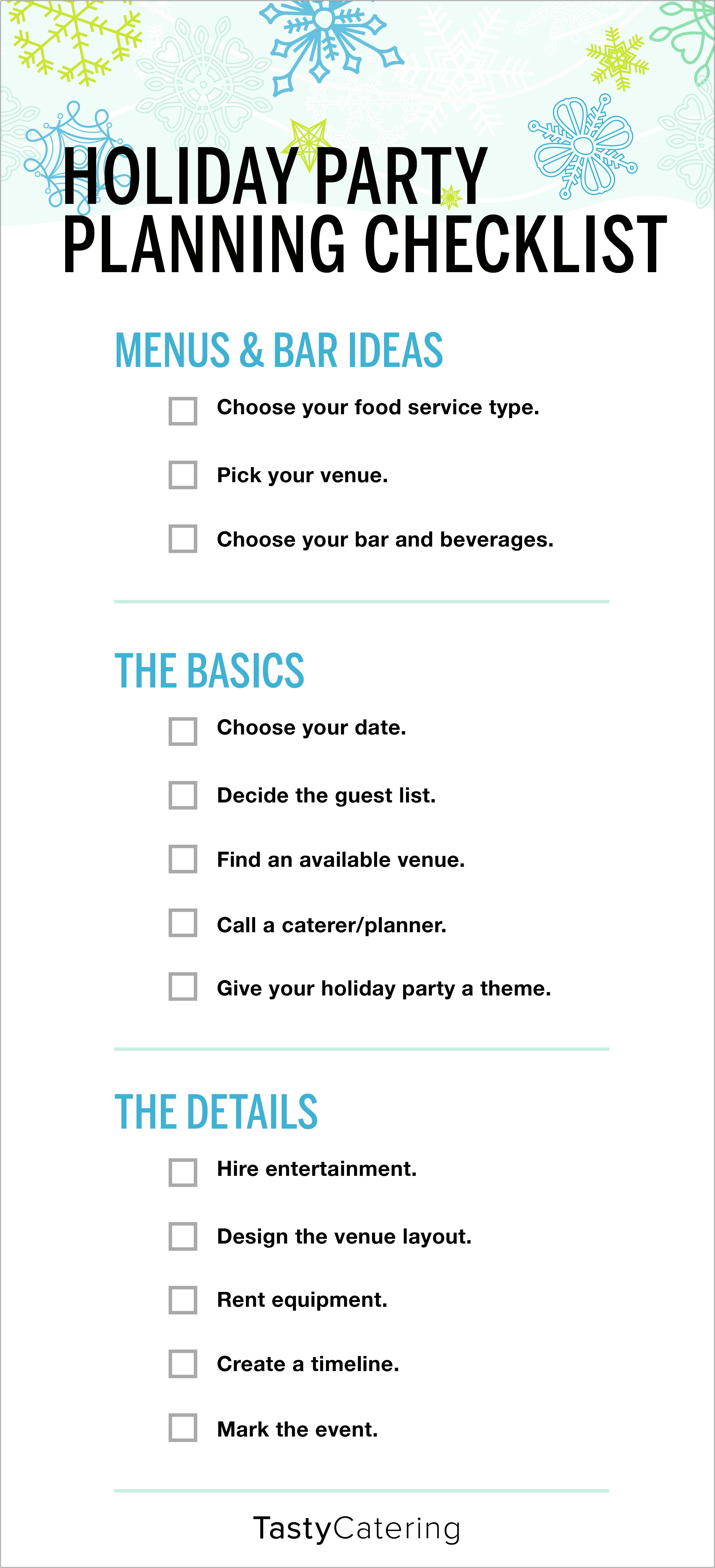 To Do List For Christmas Party Planning Template