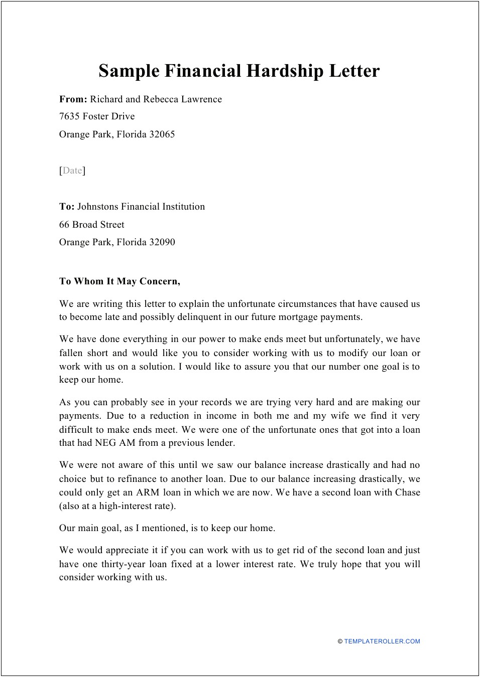 To Whom It May Concern Letter Template Pdf