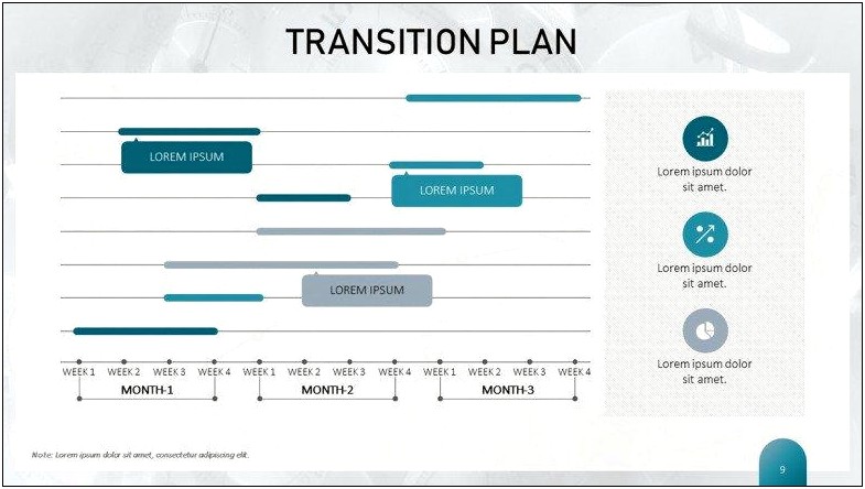 Transition Plan Checklist Timeline Powerpoint Template