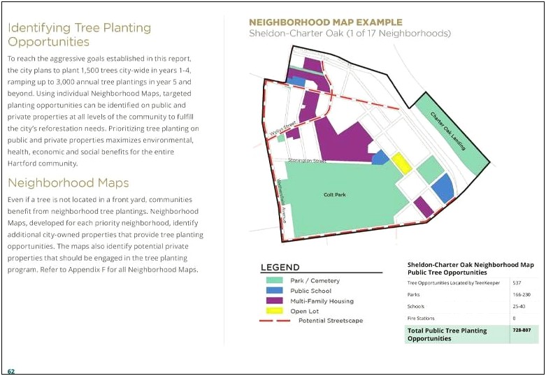 Tree Planting Plan For City Park Template