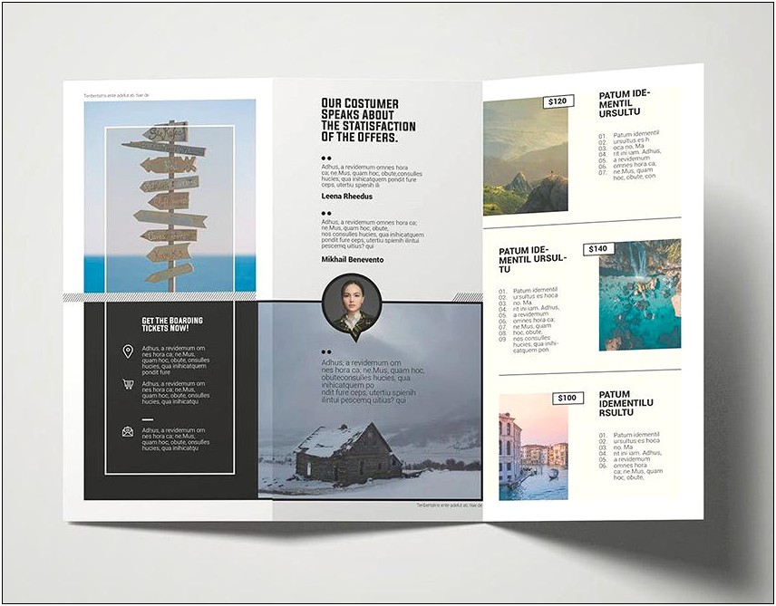 Tri Fold Brochure Free Template Word