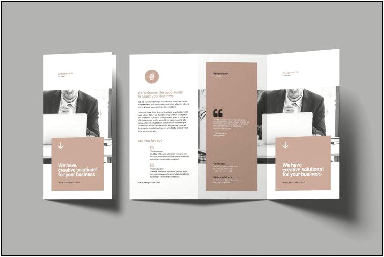 Tri Fold Brochure Middle School Template Word