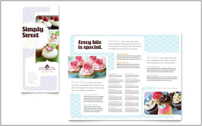 Tri Fold Brochure Template For Online Word