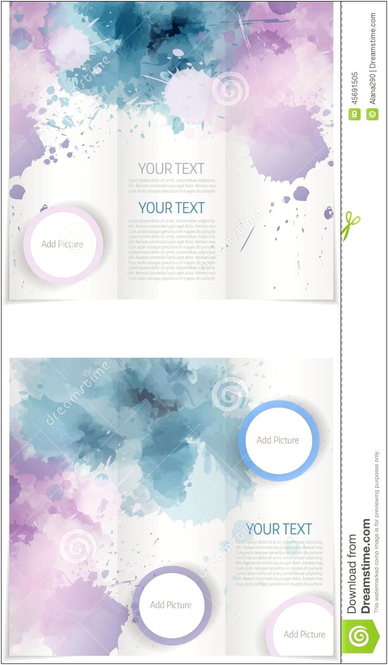 Tri Fold Brochure Template Word Publisher