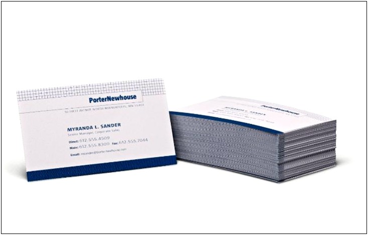 Turn Word Double Sided Business Card Template