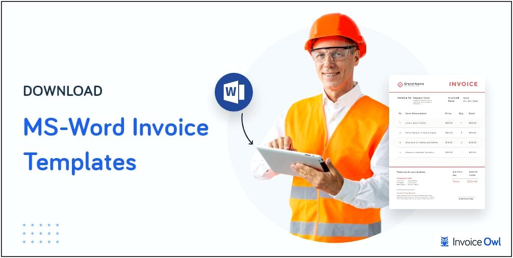 Tutorial Word Invoice Template With Logo