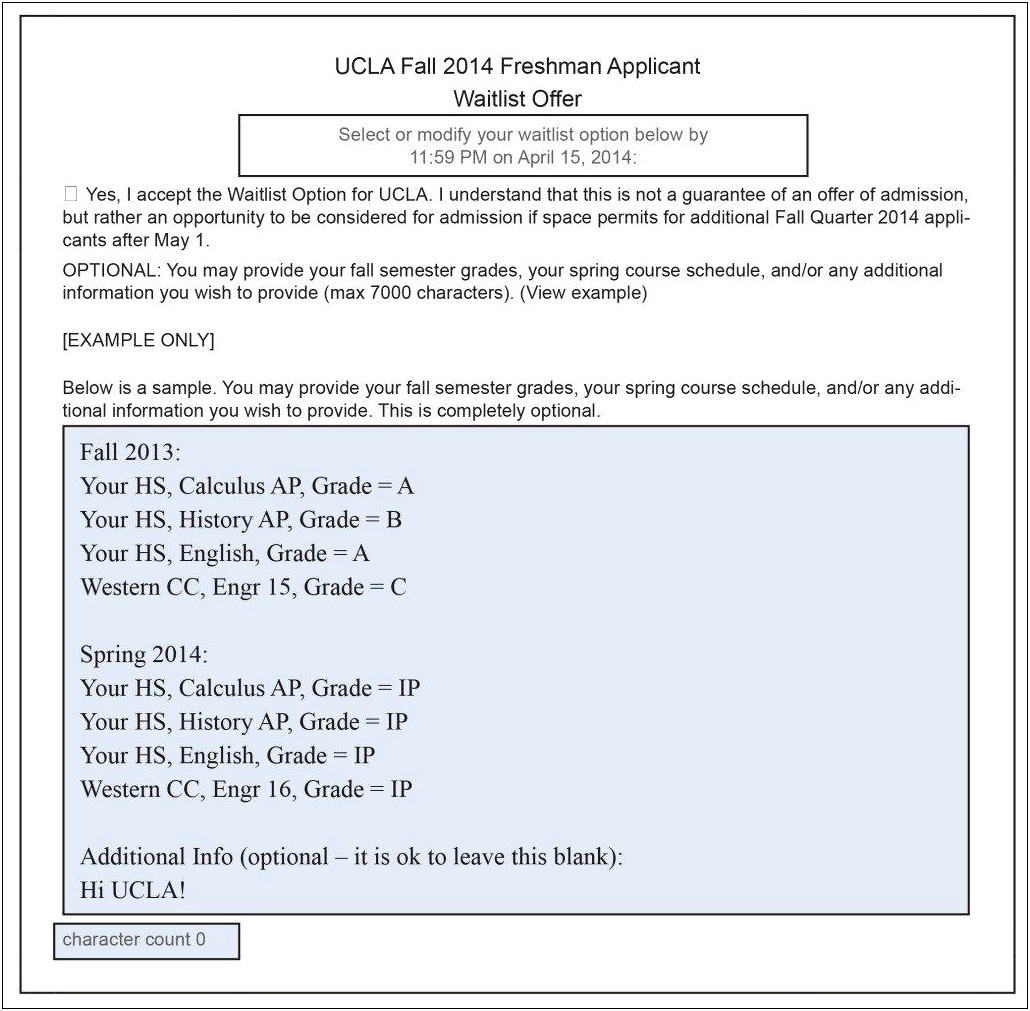 Uc Berkeley Letter Of Recommendation Template