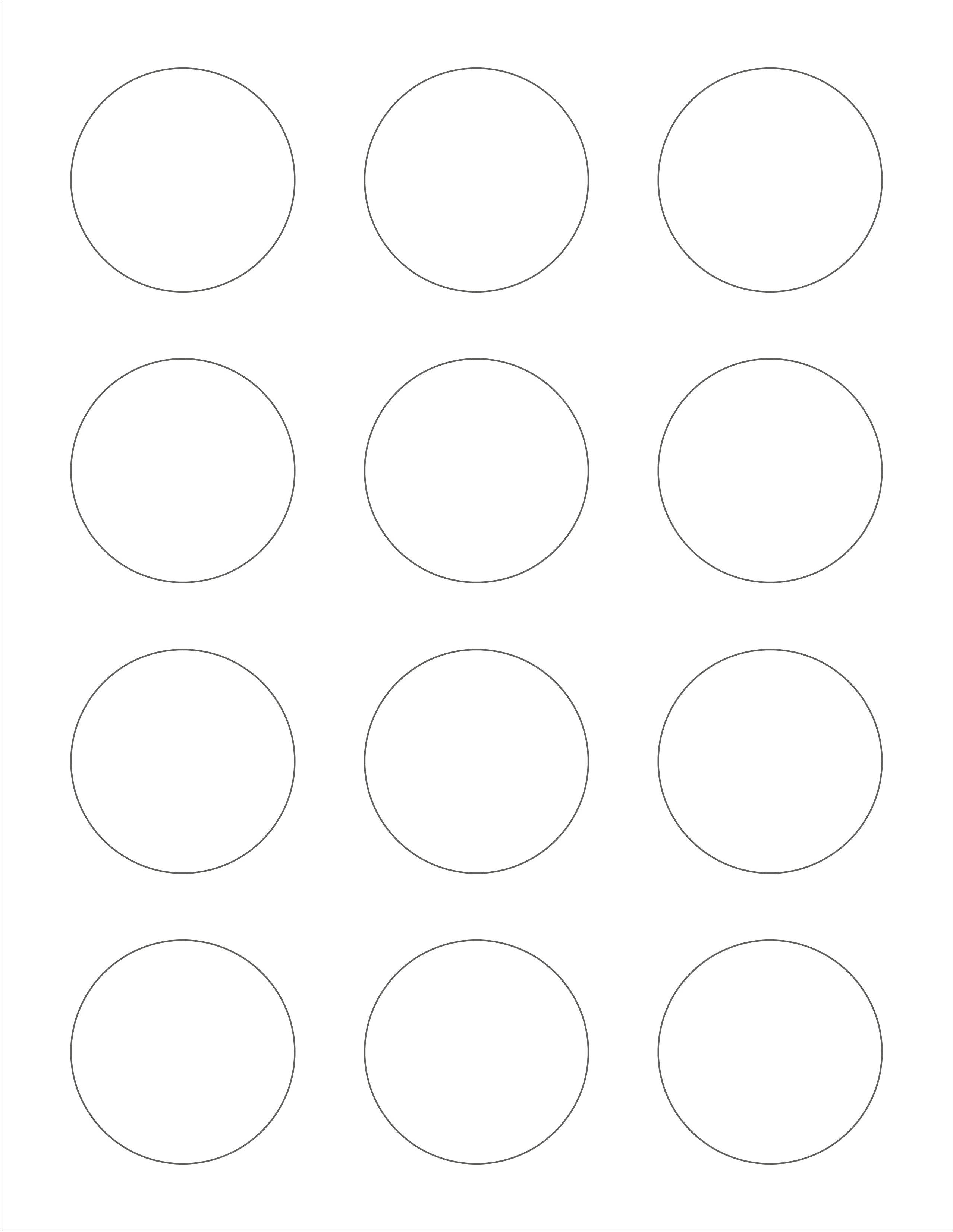 Uline Template Circle Label For Word