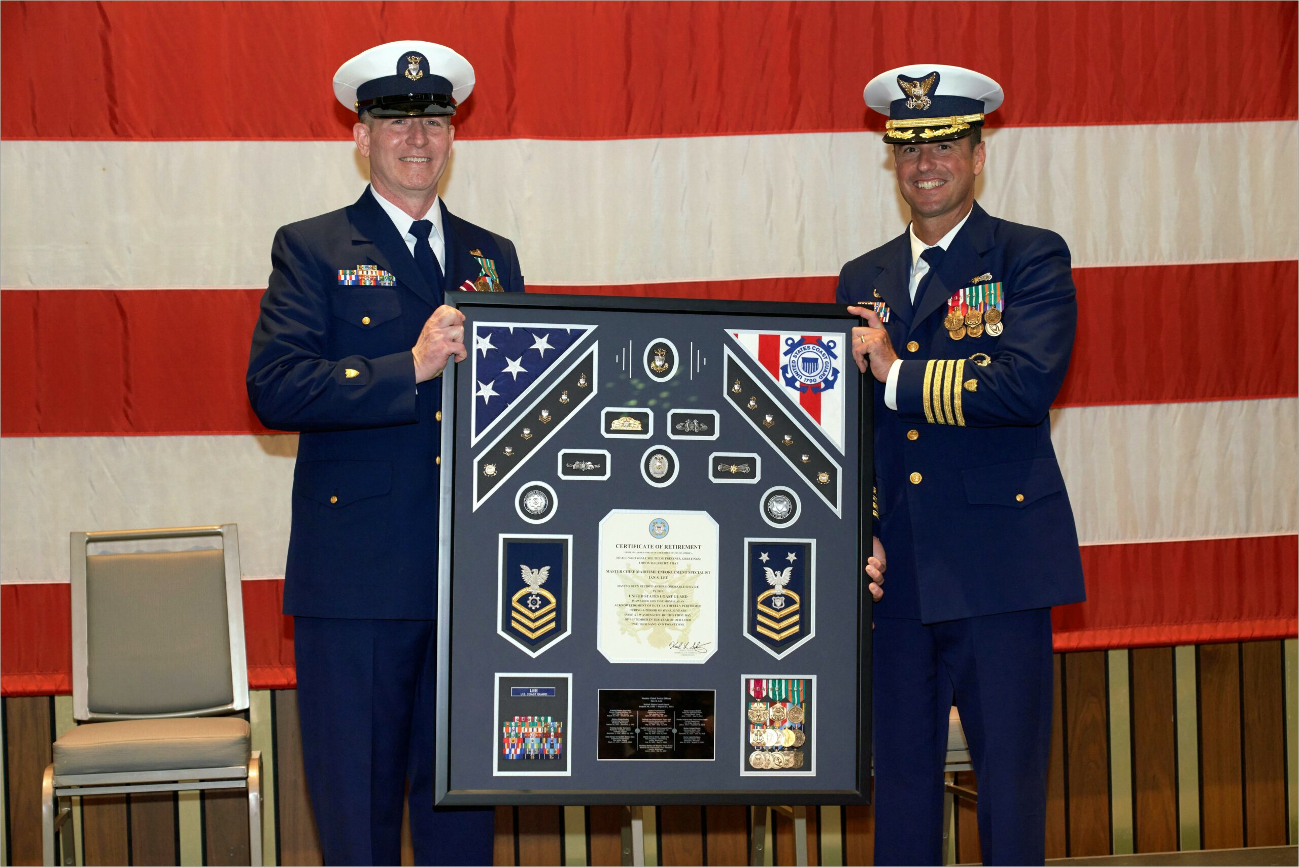 Uscg Letter Template For Retirement Flag