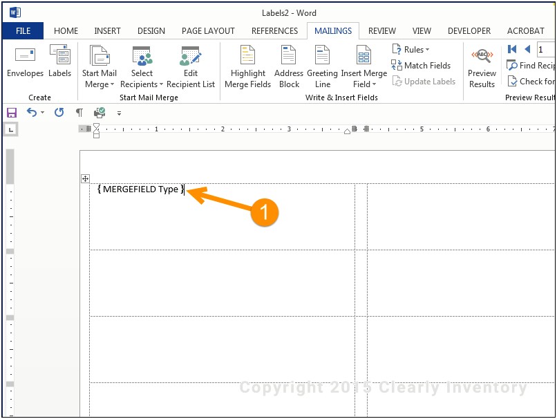 Use Avery Template With Word Merge