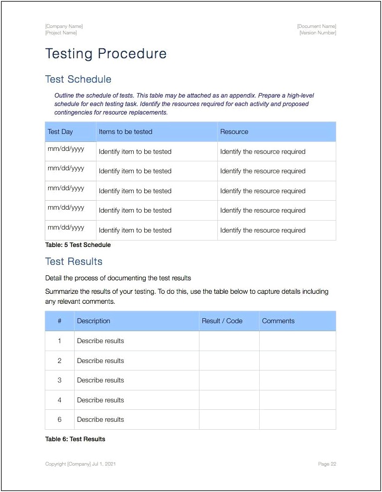 User Acceptance Test Plan Template Excel