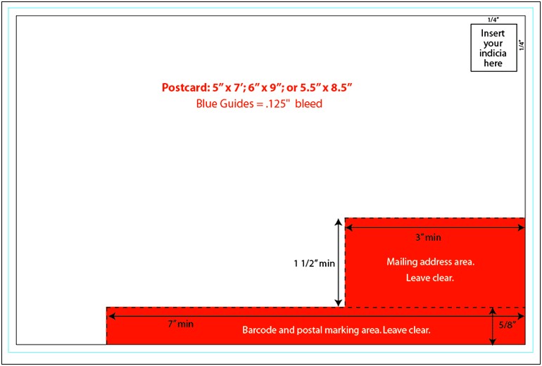 Usps Letter Size Mail Dimensional Standards Template