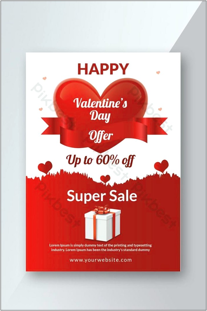 Valentines Day Flyer Template Microsoft Word