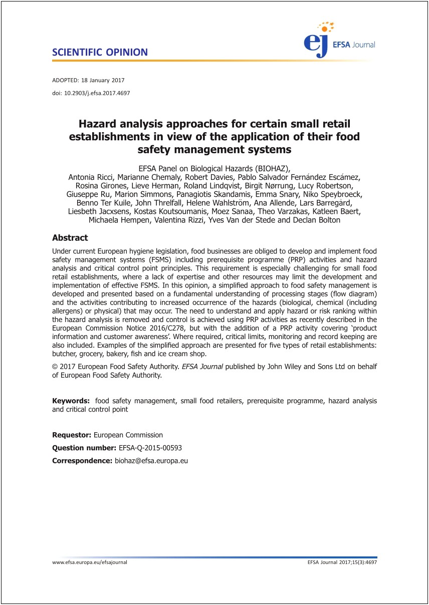 Validation Study Template Food Safety Plan