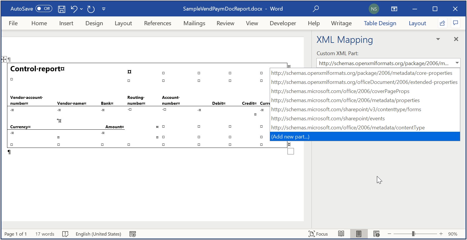 Velocity Template Tables In Microsoft Word