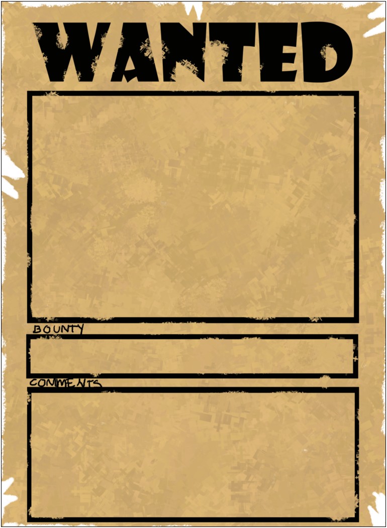 Wanted Poster Template Microsoft Word 2010