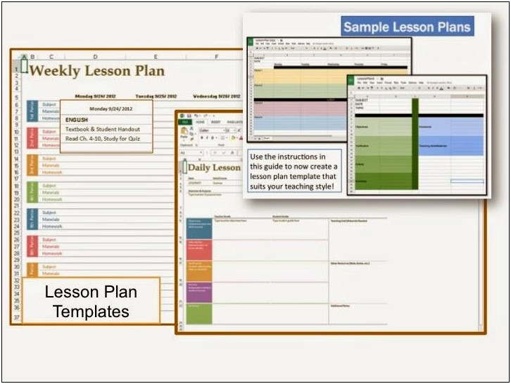 Weekly High School Lesson Plan Template Google Sheets