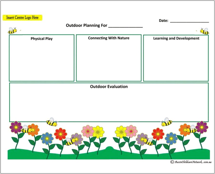 Weekly Planning Template For Learning Support