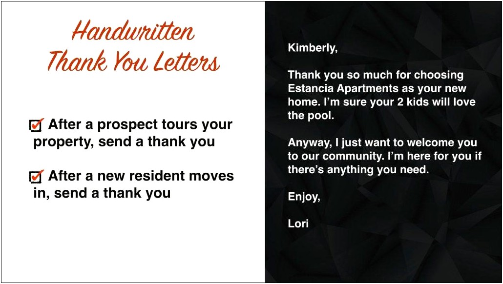 Welcome Letter Template For New Residents