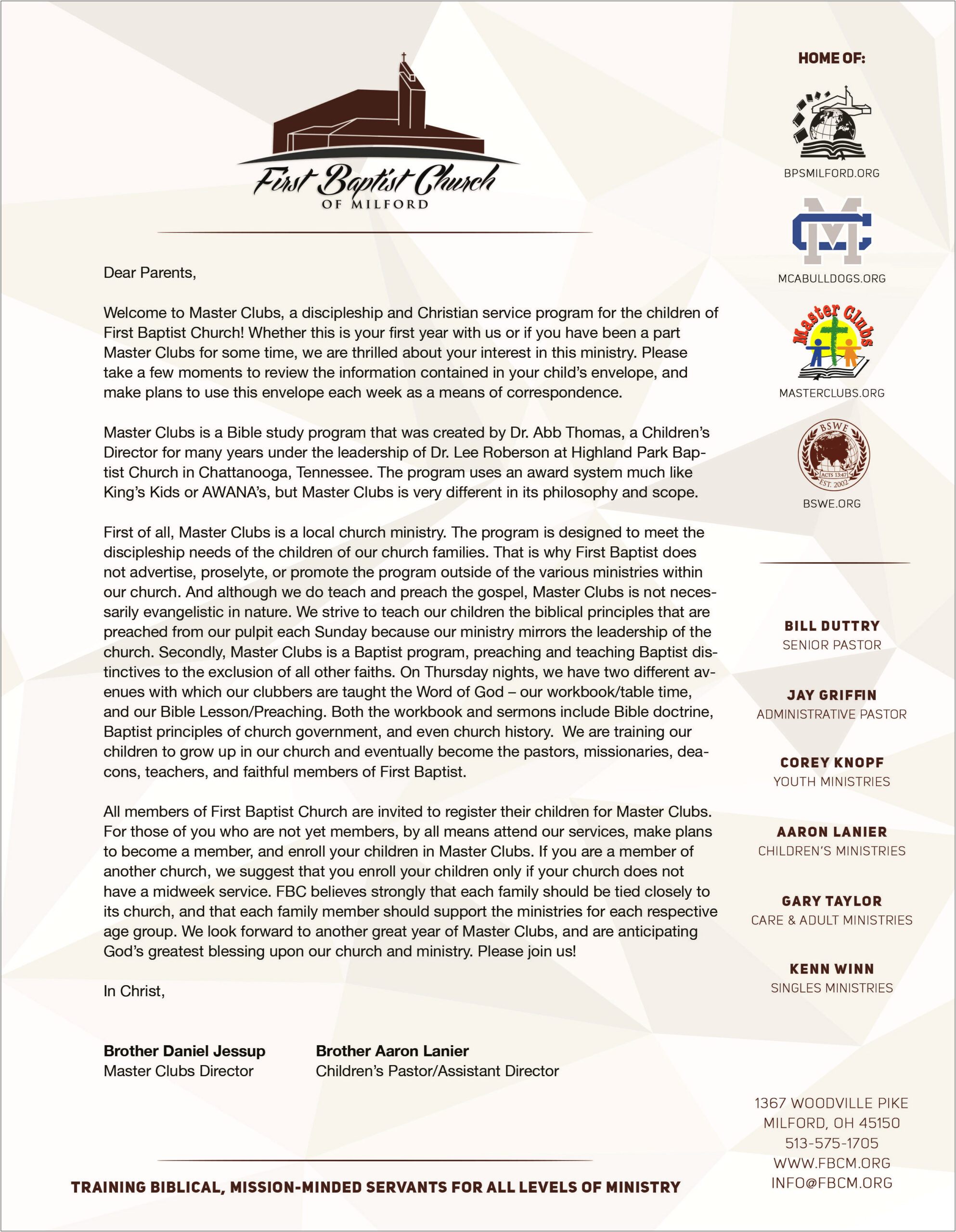 Welcome Letter To New Members Template