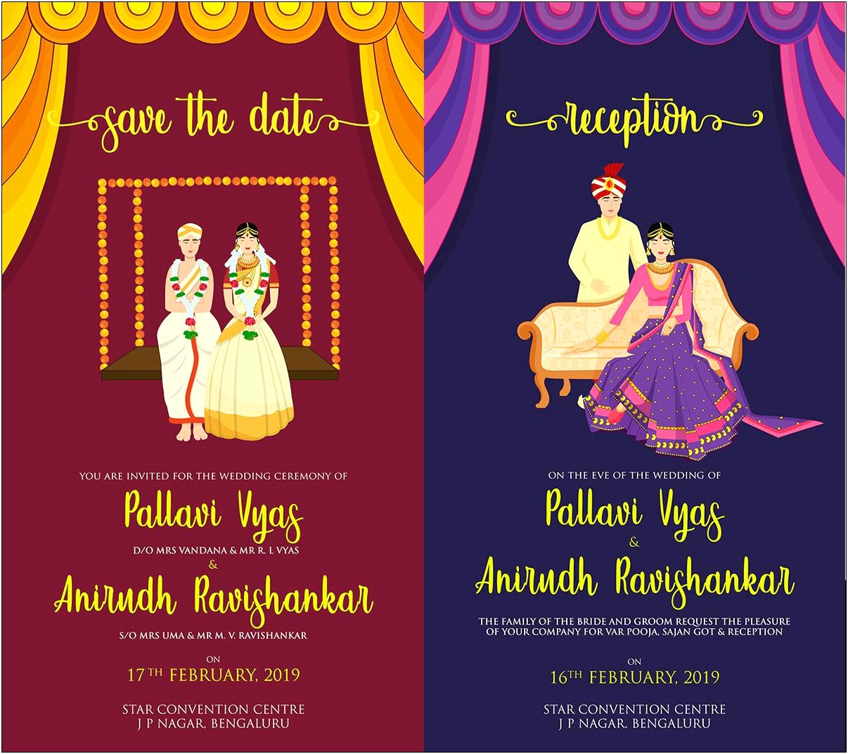 Whatsapp Wedding Invitation Card Template Indian