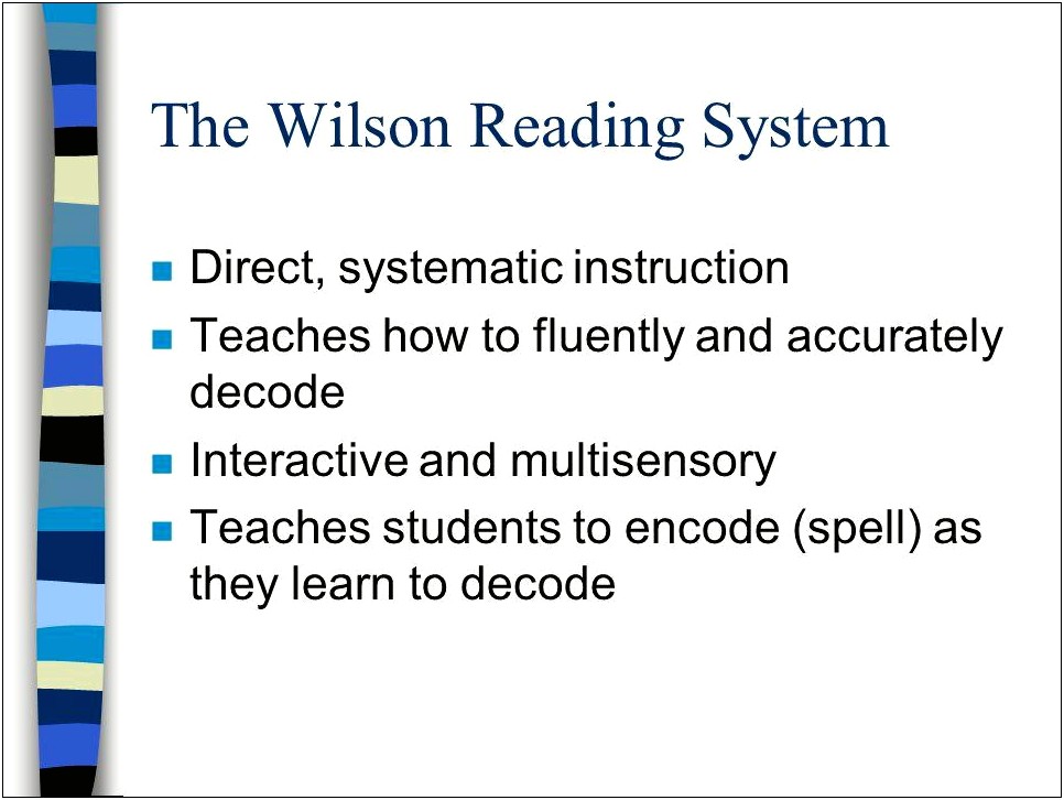 Wilson Reading System Lesson Plan Template