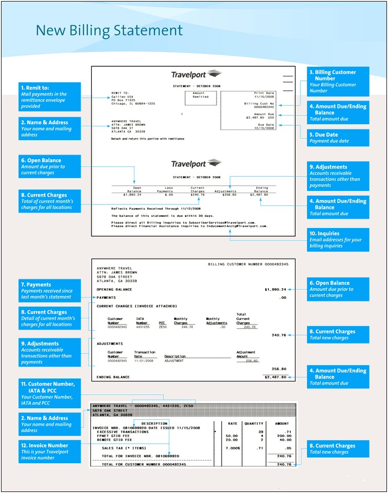 Windows 10 Billing Statement Templates Download