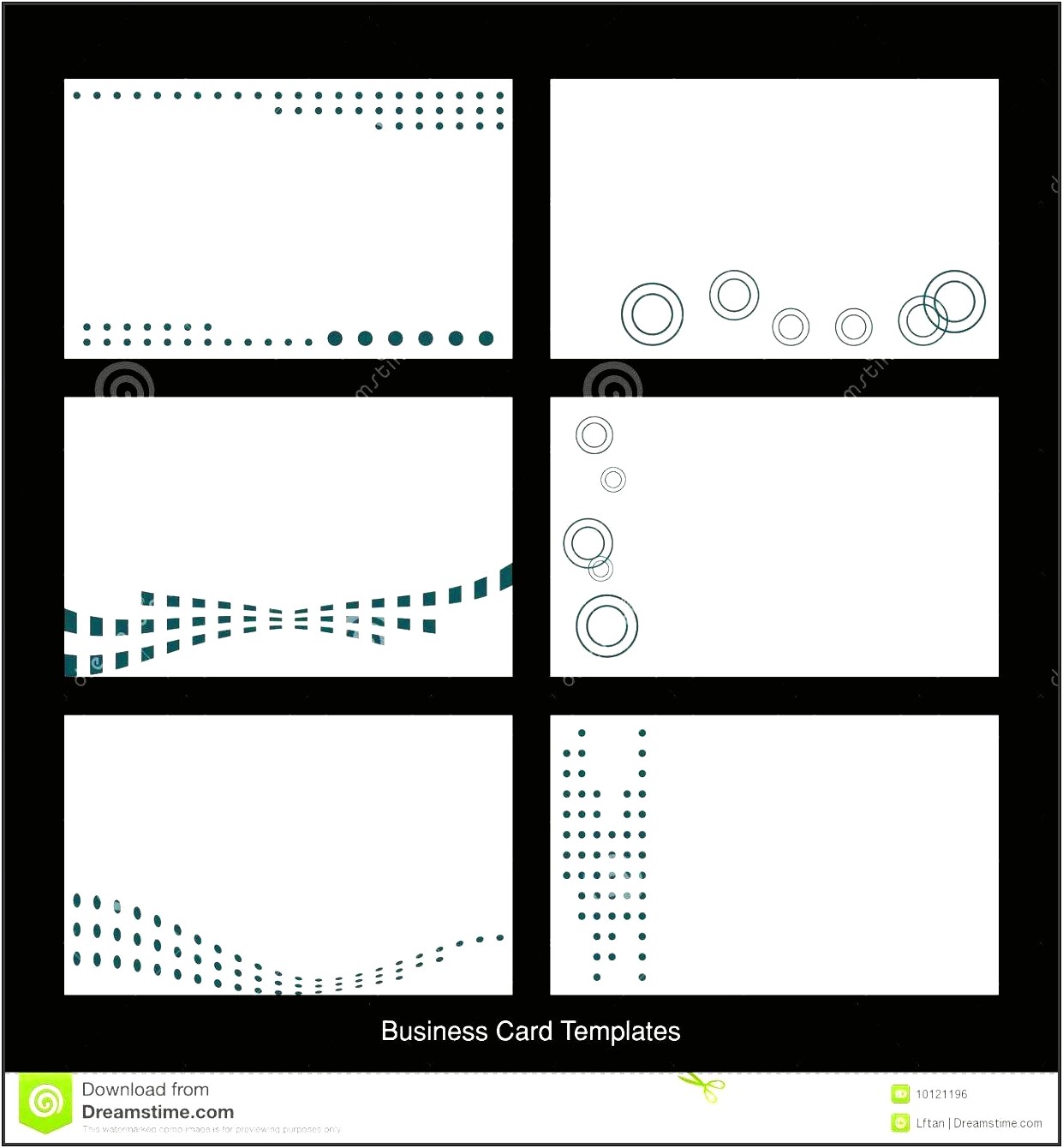 Word 2013 Blank Business Card Template