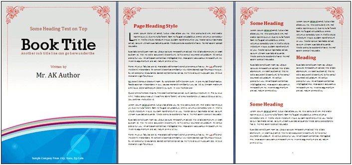 Word Booklet Templates Print As Booklet