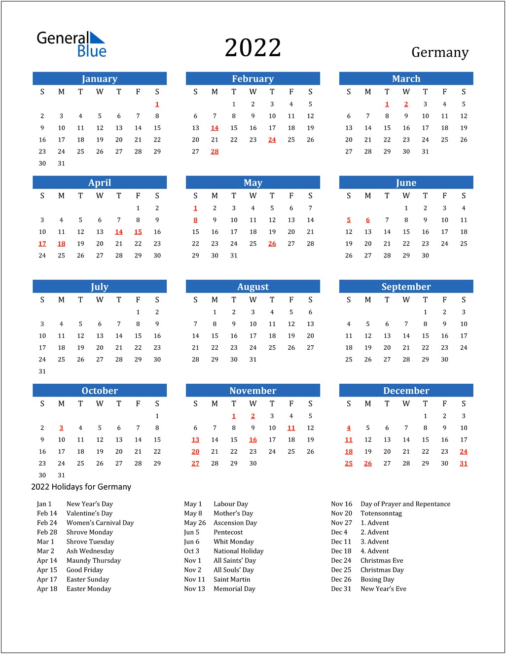 Word Calendar Template 2017 2018 With Holidays