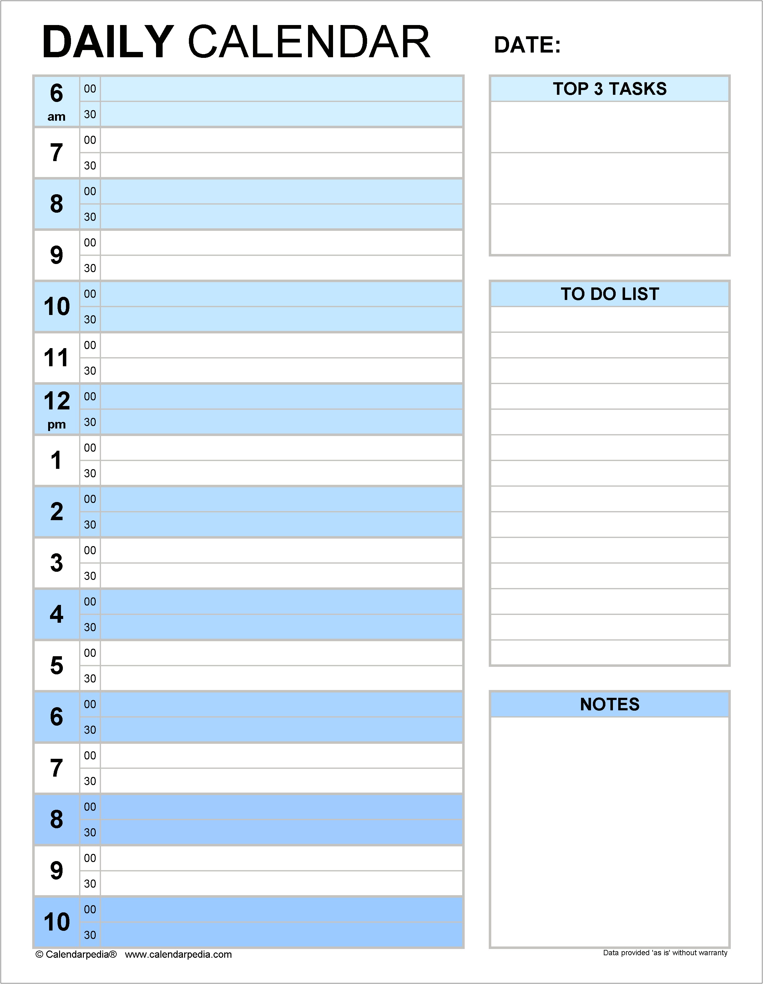 Word Calendar Template With List Views