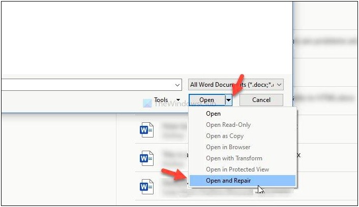 Word Cannot Open The Document Template Dot