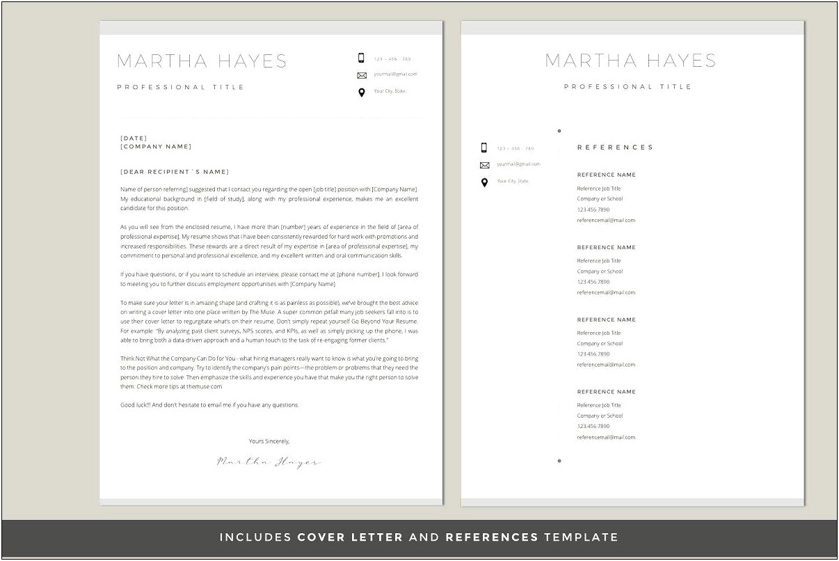 Word Cover Letter Template Change All Colors